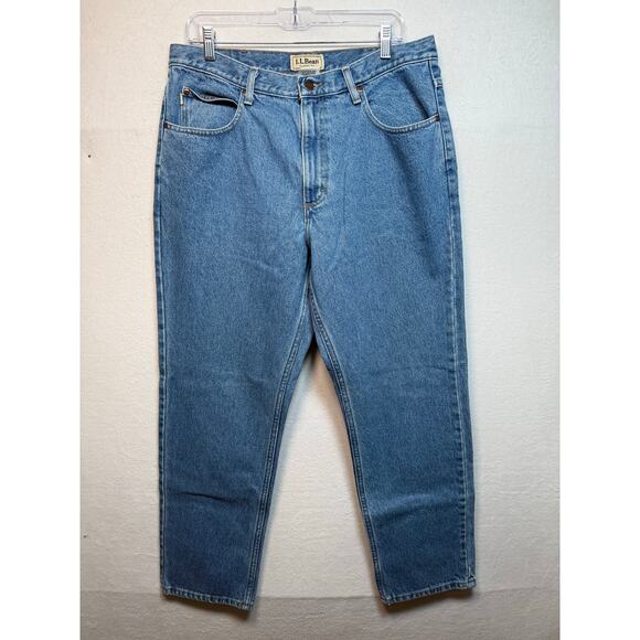 L.L. Bean Classic Fit Denim Jeans, Size 36/30 - Picture 1 of 4